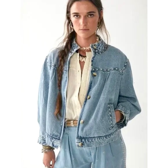 MAISON HOTEL Dolly Tennessee Jacket in Parton Blue - XL - Picture 1 of 16